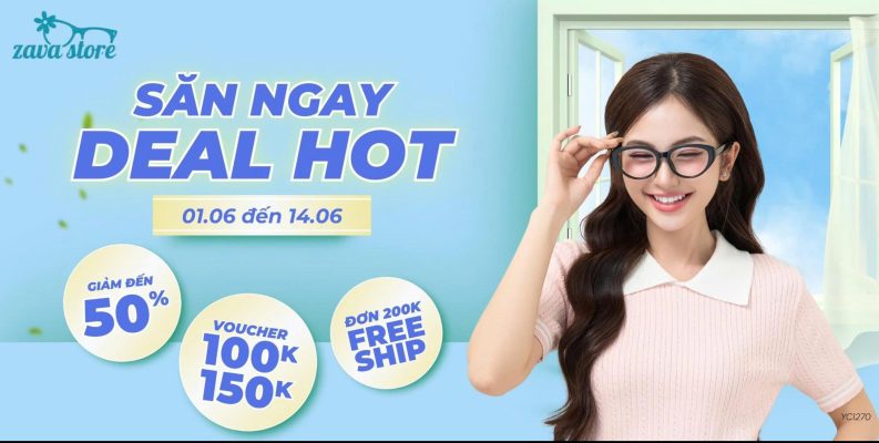 Kính Dâm Gọng Chữ Nhật Cho Nữ